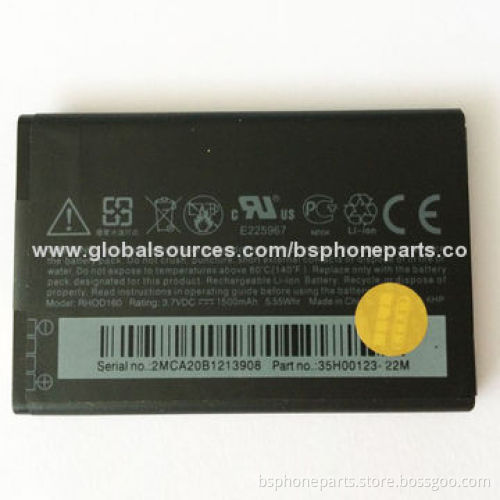 100% Tested Li-ion Battery for HTC G6, Good Quality with Good Warranty